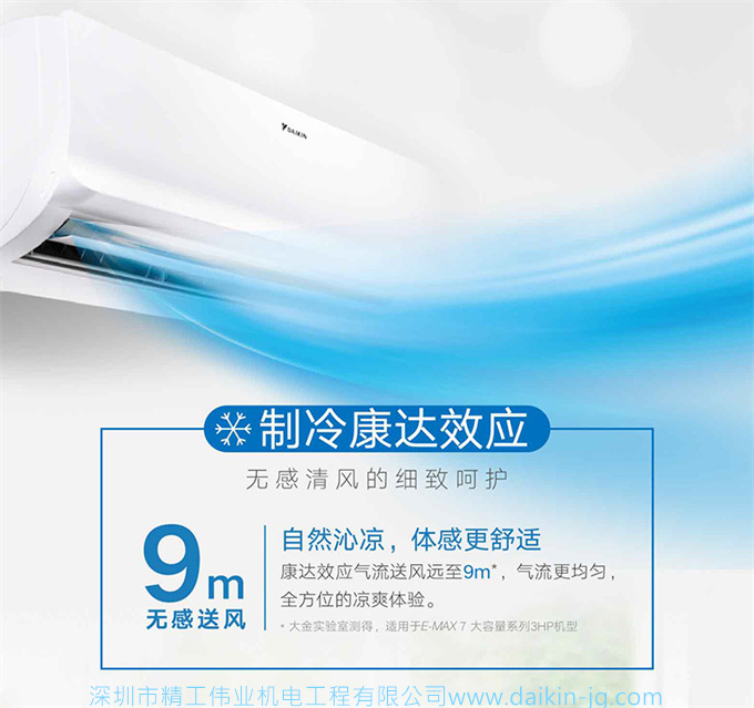 Daikin/大金 FTXR272UC-W1二級變頻空調(diào)大3匹智能WiFi康達掛機(圖4)