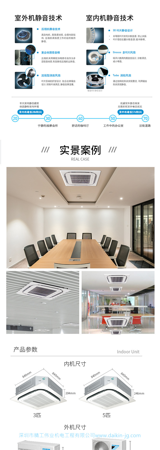 DAIKIN/大金中央空調(diào)吸頂空調(diào)天花機(jī)5匹3匹2匹天井機(jī)家用/商用(圖4)