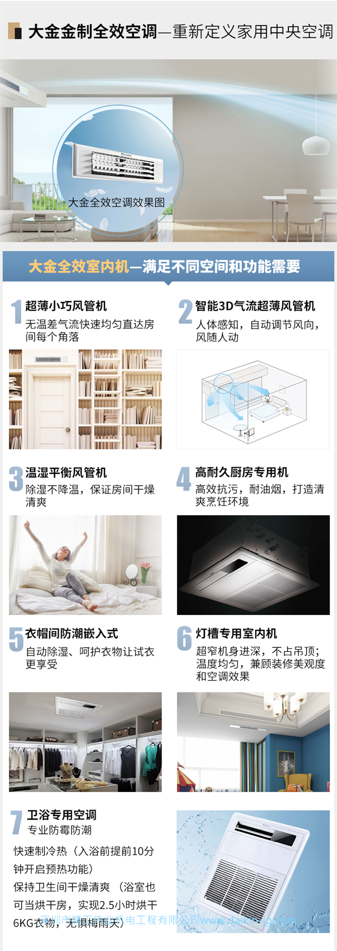 DAIKIN大金家用中央空調(diào)變頻多聯(lián)機(jī)5匹一拖四金制全效(圖2)